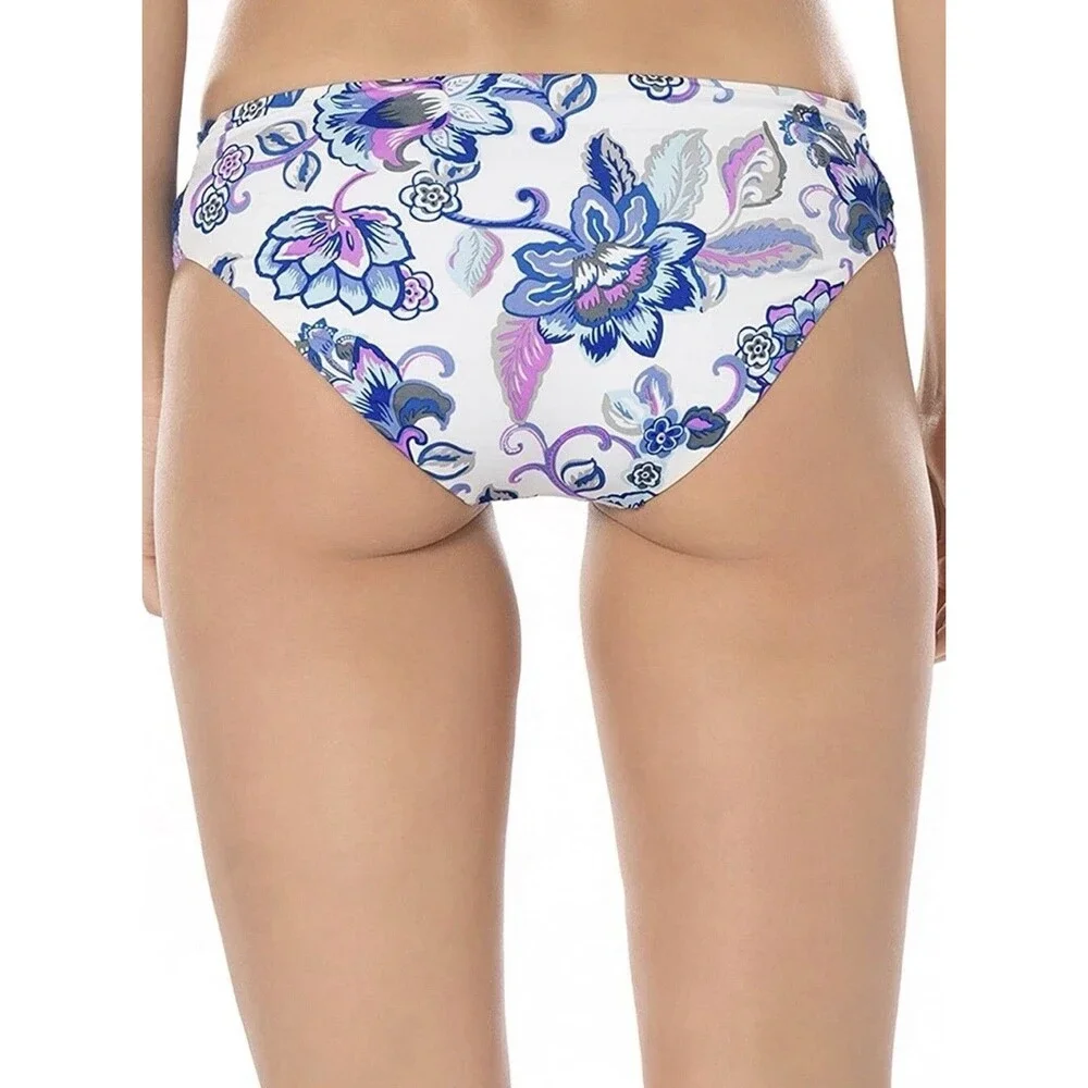 Becca By Rebecca Virtue 263908 Women's Tab Side Bikini Bottom Swimwear Size S